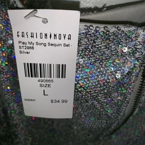 Sequin skirt